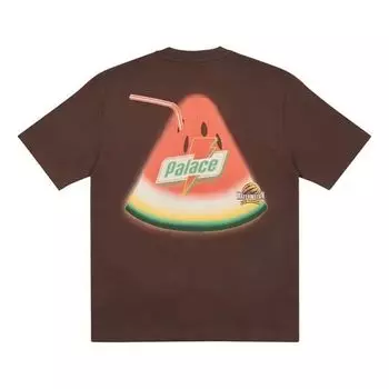 Футболка PALACE Sugar T-Shirt Logo Short Sleeve Unisex Brown, коричневый