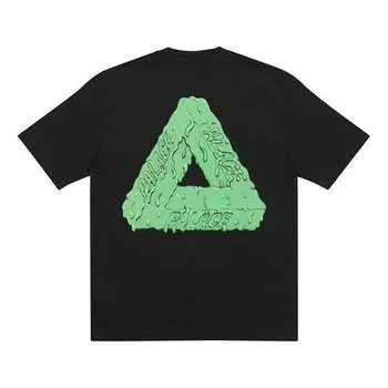 Футболка PALACE TRI-SLIME T-SHIRT Logo Green Short Sleeve Unisex Black, черный