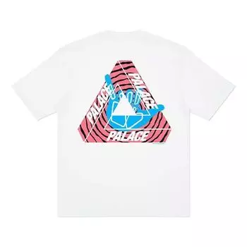 Футболка PALACE Tri-Zooted Shakka Round Neck Short Sleeve Unisex White, белый
