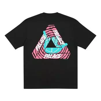 Футболка PALACE Tri-Zooted Shakka Round Neck Short Sleeve Unisex Black, черный