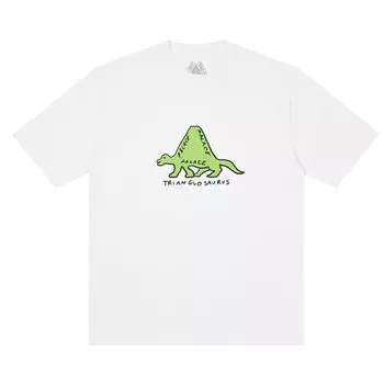Футболка Palace Trianglosaurus T-Shirt 'White', белый