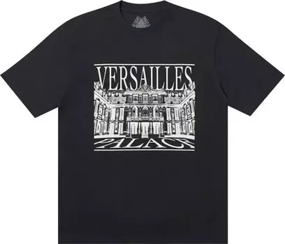 Футболка Palace Versailles T-Shirt 'Black', черный