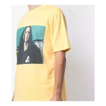 Футболка PALACE Wise Up LeBron James Printing Short Sleeve Unisex Yellow, желтый