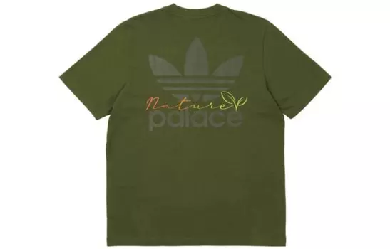 Футболка Palace X Adidas Nature Adidas Originals, зеленый