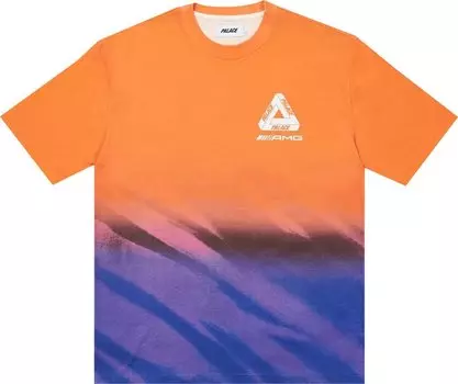 Футболка Palace x AMG 2.0 London T-Shirt 'Orange/Purple', разноцветный