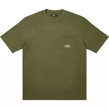 Футболка Palace x Engineered Garments Heavyweight, оливковый