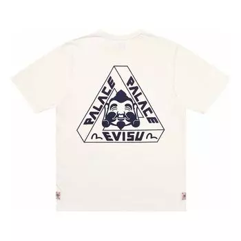 Футболка PALACE x EVISU PALACE Evisu Chest Logo Short Sleeve Unisex White, белый