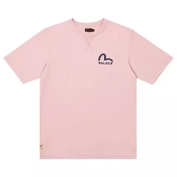 Футболка Palace x Evisu Seagull Розовый нектар