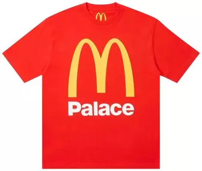 Футболка Palace x McDonald's Logo T-Shirt 'Red', красный
