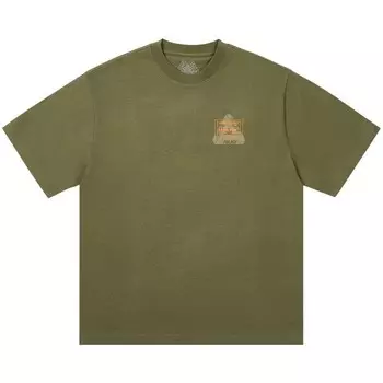 Футболка Palace x Porter-Yoshida & Co. Logo T-Shirt Olive, зеленый