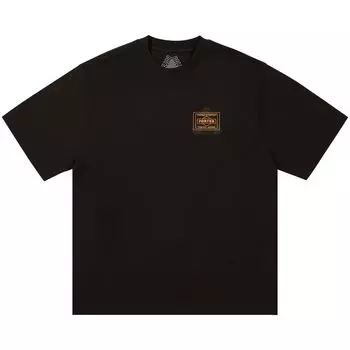 Футболка Palace x Porter-Yoshida & Co. Logo T-Shirt 'Black', черный