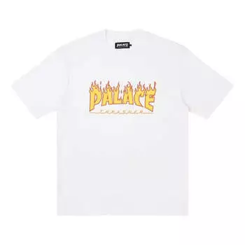Футболка Palace x Thrasher T-shirt 'White', белый