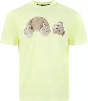Футболка Palm Angels Bear Classic Tee 'Yellow Fluorescent', желтый