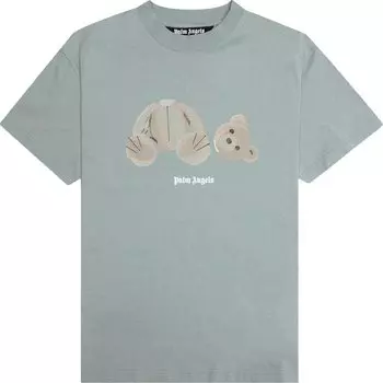 Футболка Palm Angels Bear Classic Tee 'Grey/Brown', серый