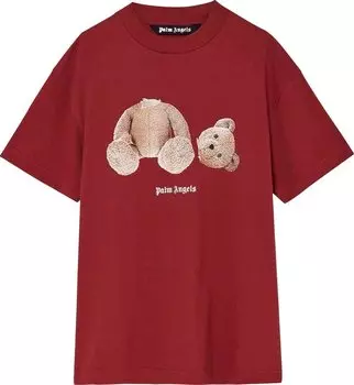 Футболка Palm Angels Bear Classic Tee 'Syrah Brown', коричневый