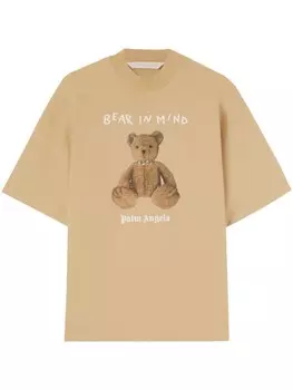 Футболка Palm Angels Bear In Mind, серый