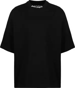 Футболка Palm Angels Classic Logo Over Tee 'Black', черный