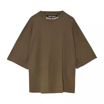 Футболка Palm Angels Classic Logo Over Tee 'White', белый