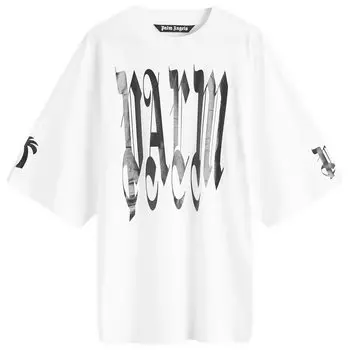 Футболка Palm Angels Gothic Palm T-Shirt, белый