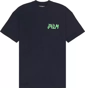 Футболка Palm Angels I Am Lost 'Navy Blue', синий