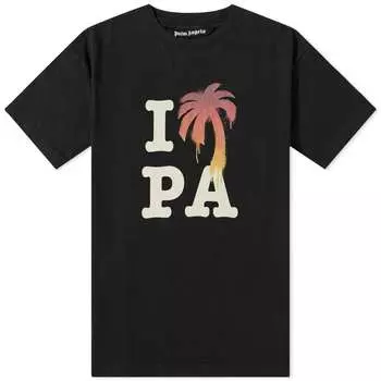 Футболка Palm Angels I Love PA, черный