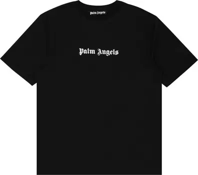 Футболка Palm Angels Logo Slim 'Black', черный