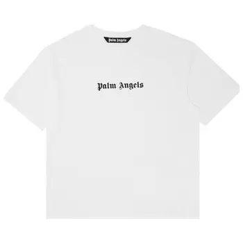 Футболка Palm Angels Logo Slim 'White', белый