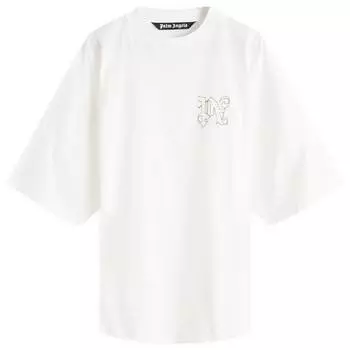 Футболка Palm Angels Monogram T-Shirt, белый