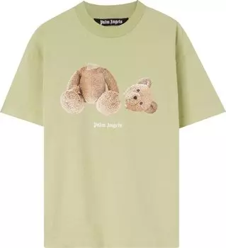 Футболка Palm Angels PA Bear Classic Tee 'Mint/Brown', коричневый