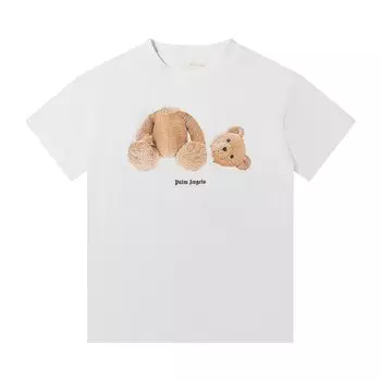 Футболка Palm Angels Pa Bear Classic Tee 'White/Brown', белый