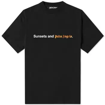 Футболка Palm Angels Sunsets, черный