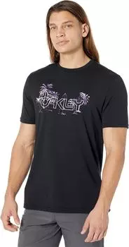 Футболка Palm Beach B1B с короткими рукавами Oakley, цвет Blackout