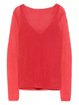 Футболка Paloma Wool топ тонкой вязки, красный