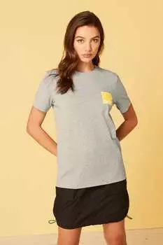 Футболка Pantone с короткими рукавами Next, серый