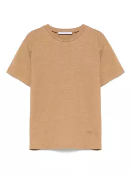 Футболка Paolo Pecora Kids с текстурой slub, коричневый