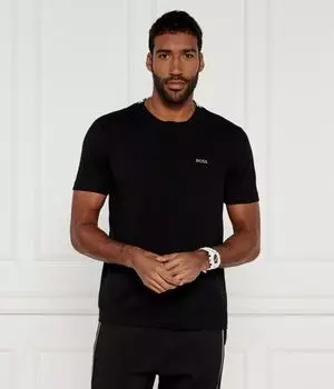 Футболка папочка Regular fit Boss Green, черный