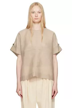 Футболка Papyrus Issey Miyake, коричневый