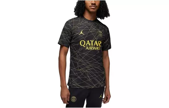 Футболка «Пари Сен-Жермен» 2022/23 Match Force Jordan, черный