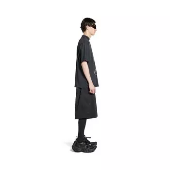 Футболка Paris Liberty, средний размер BALENCIAGA, черный