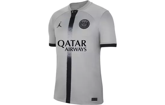 Футболка Paris Saint-Germain 2022/23 Stadium для гостей Jordan, серый