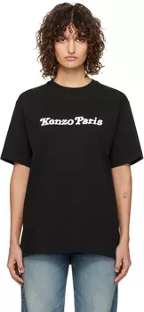 Футболка Paris VERDY Edition большого размера Kenzo, черный