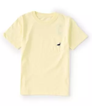 Футболка Parker с карманами и короткими рукавами для маленьких мальчиков 2T-7 с правильными завязками Properly Tied, желтый