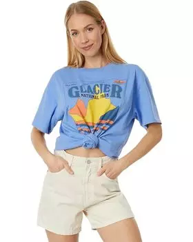Футболка Parks Project Glacier's Greatest Hits Tee, светло-синий
