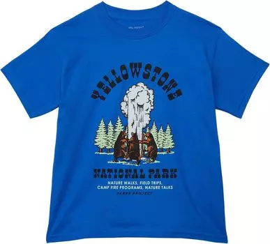 Футболка Parks Project Yellowstone Dancing Bears Tee, цвет Royal Blue