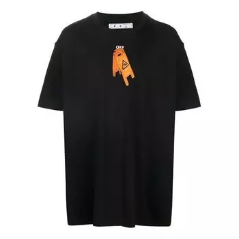 Футболка pascal skeleton t-shirt 'black' Off-White, черный