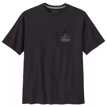 Футболка Patagonia Chouinard Crest Pocket Responsibili Tee, цвет Ink Black