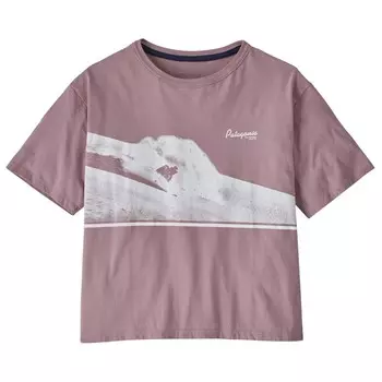 Футболка Patagonia Cloudcarver Easy Cut Organic T-Shirt, цвет Stormy Mauve