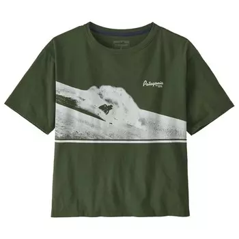 Футболка Patagonia Cloudcarver Easy Cut Organic T-Shirt, цвет Torrey Pine Green