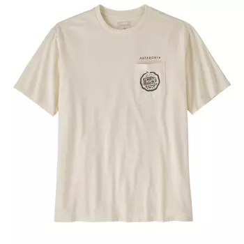 Футболка Patagonia Commontrail Pocket Responsibili Tee, цвет Birch White
