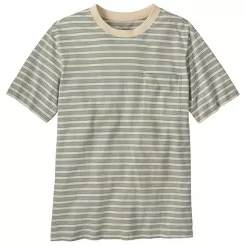 Футболка Patagonia Cotton In Conversion MW Pocket Tee, цвет Hidden Stripe/Natural